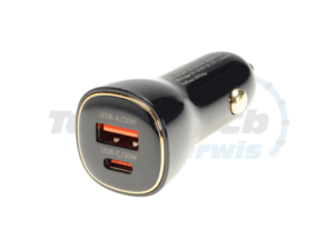 WAYME Ładowarka 12/24V, 60W USB-C PD, PPS + QC3.0